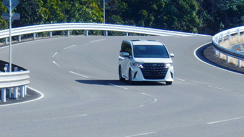 車両実験の様子