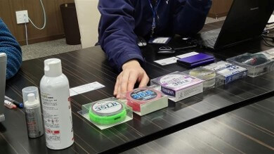 インタビュー時にご用意いただいた釣り糸各種