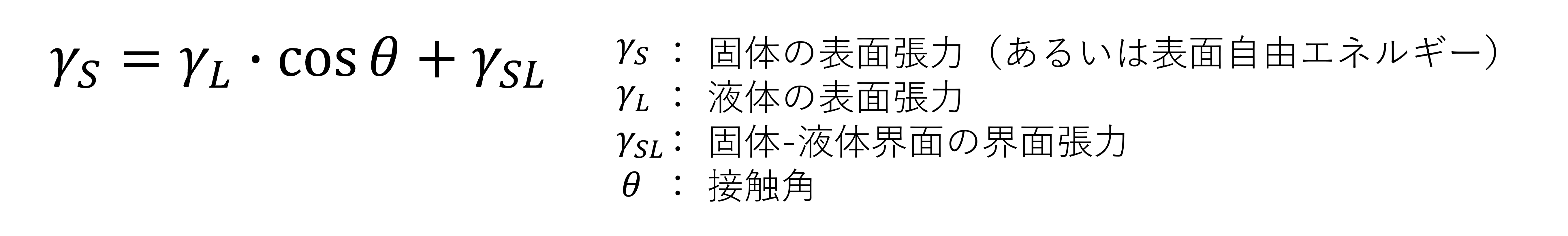 Youngの式
